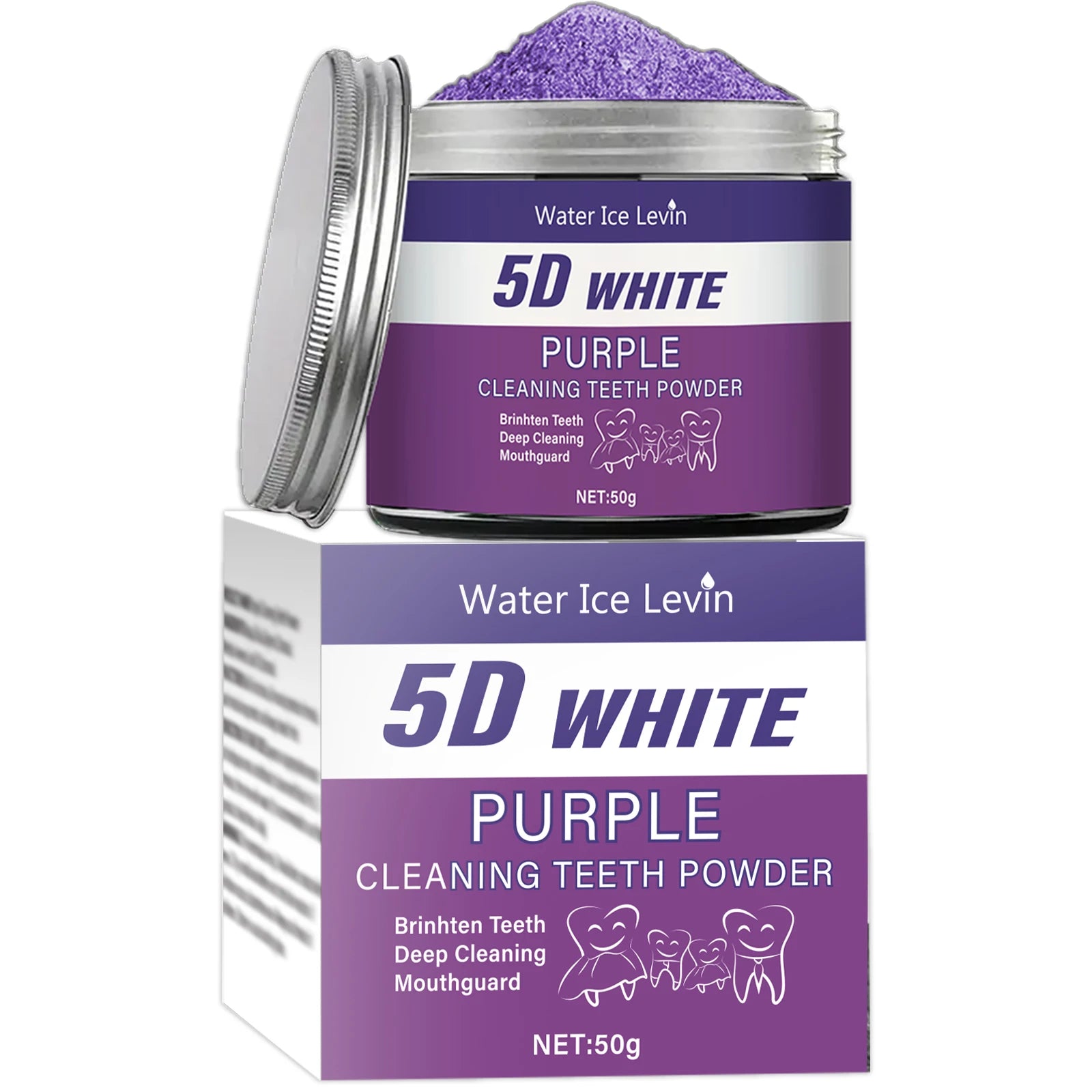 Purple color correction for your smile